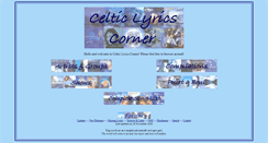 Desktop Screenshot of celticlyricscorner.net