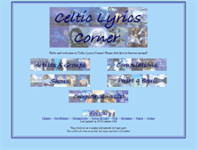 Tablet Screenshot of celticlyricscorner.net
